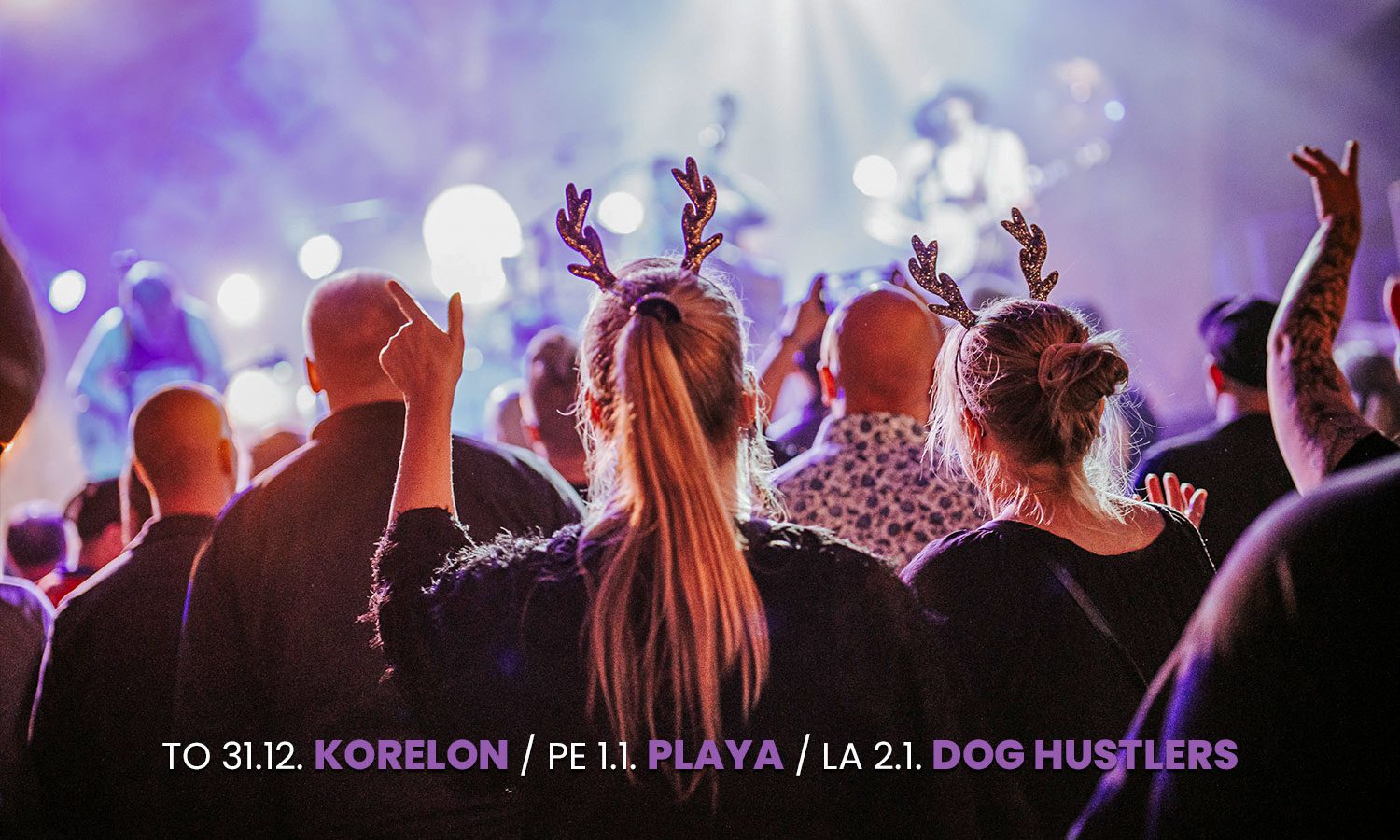 Uudenvuoden bileet Himos Areenalla.