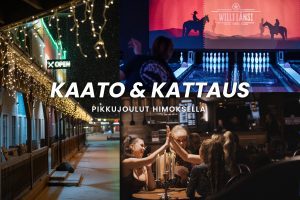 Willin Lännen pikkujoulupaketti Kaato ja kattaus.