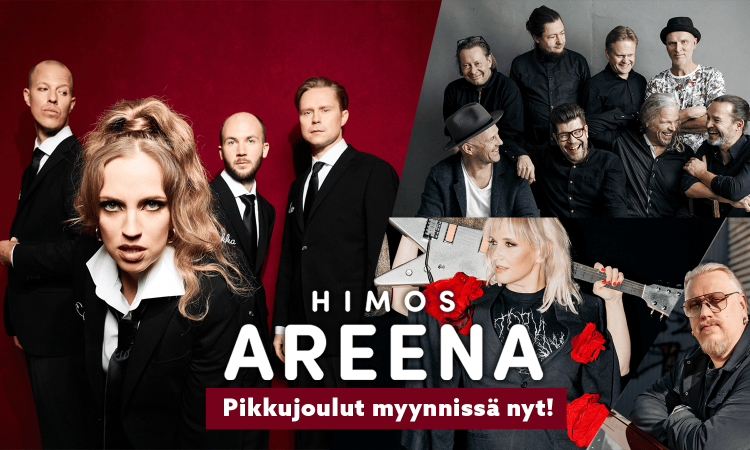 Himos Areenan syksyn ohjelmisto on julkaistu – pikkujouluihin Haloo Helsinki!, Elastinen ja Suurlähettiläät.